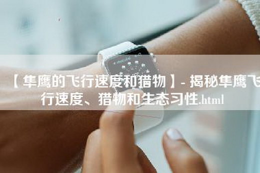 【隼鹰的飞行速度和猎物】- 揭秘隼鹰飞行速度、猎物和生态习性.html